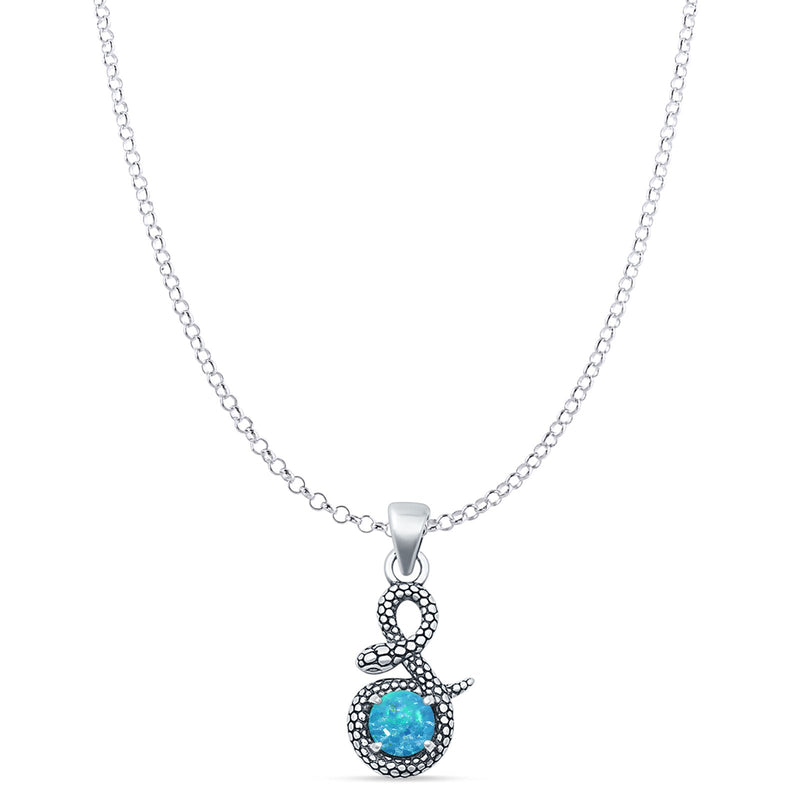 Snake Pendant Necklace