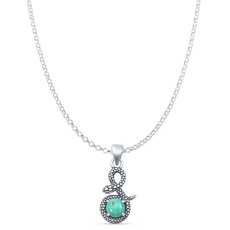 Snake Pendant Necklace