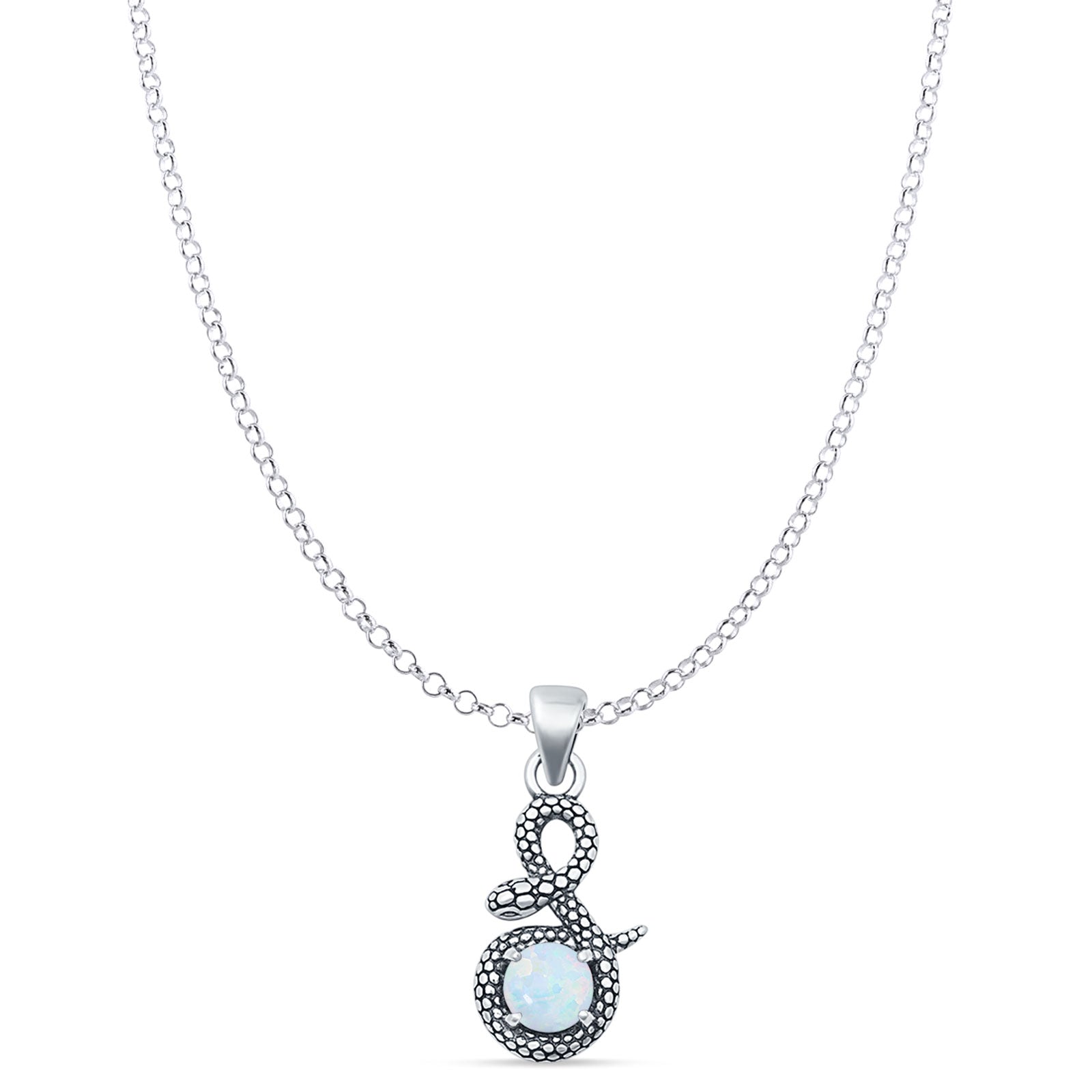 Snake Pendant Necklace