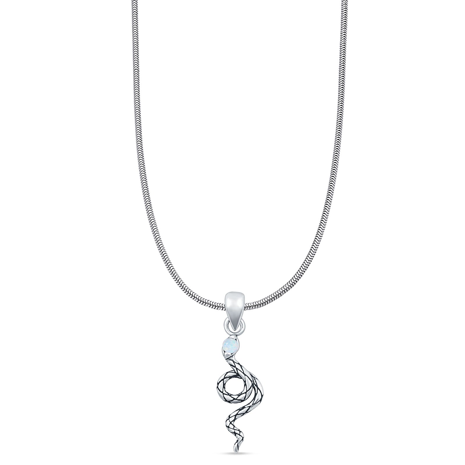 Snake Pendant Necklace