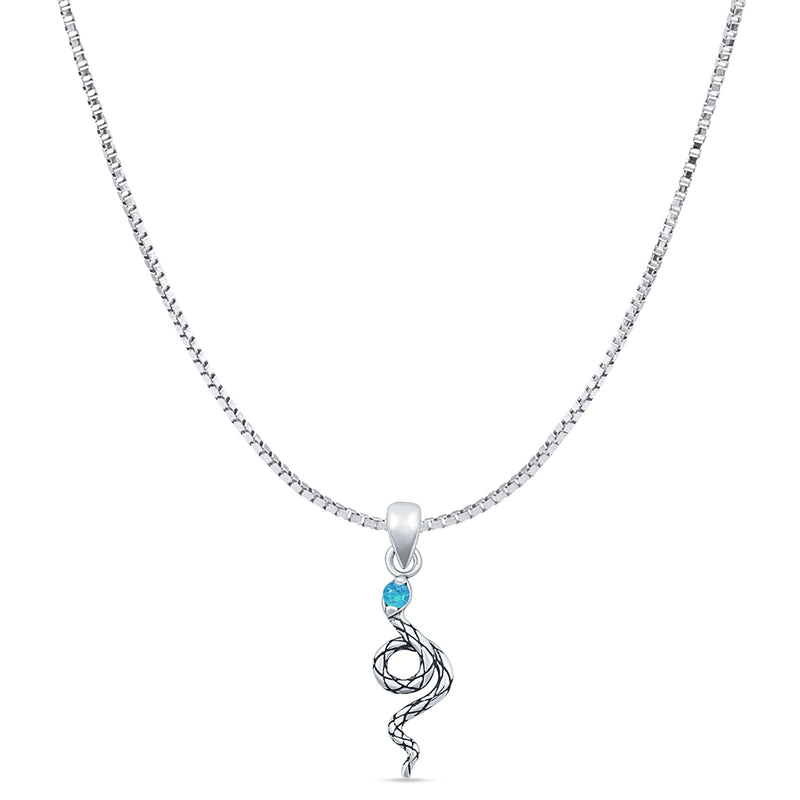 Snake Pendant Necklace