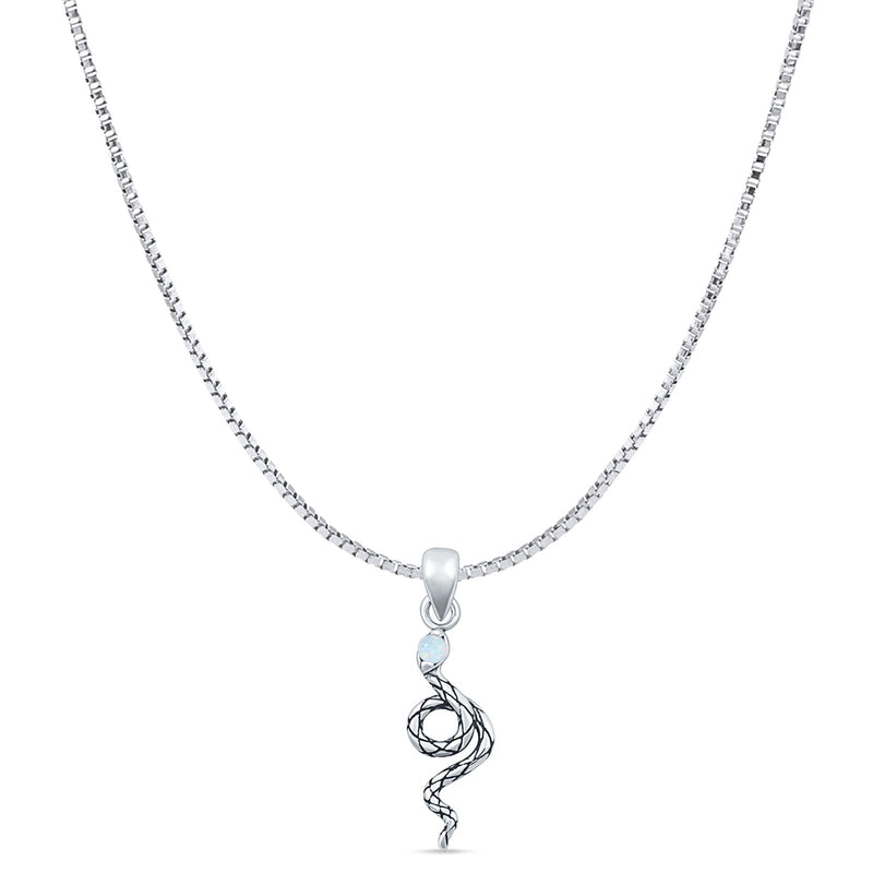 Snake Pendant Necklace