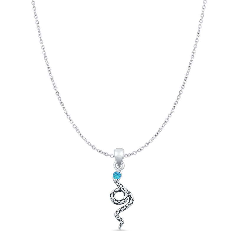 Snake Pendant Necklace