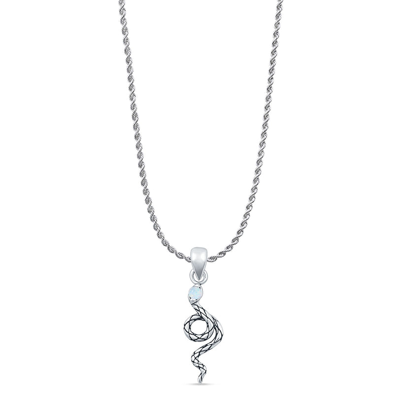 Snake Pendant Necklace