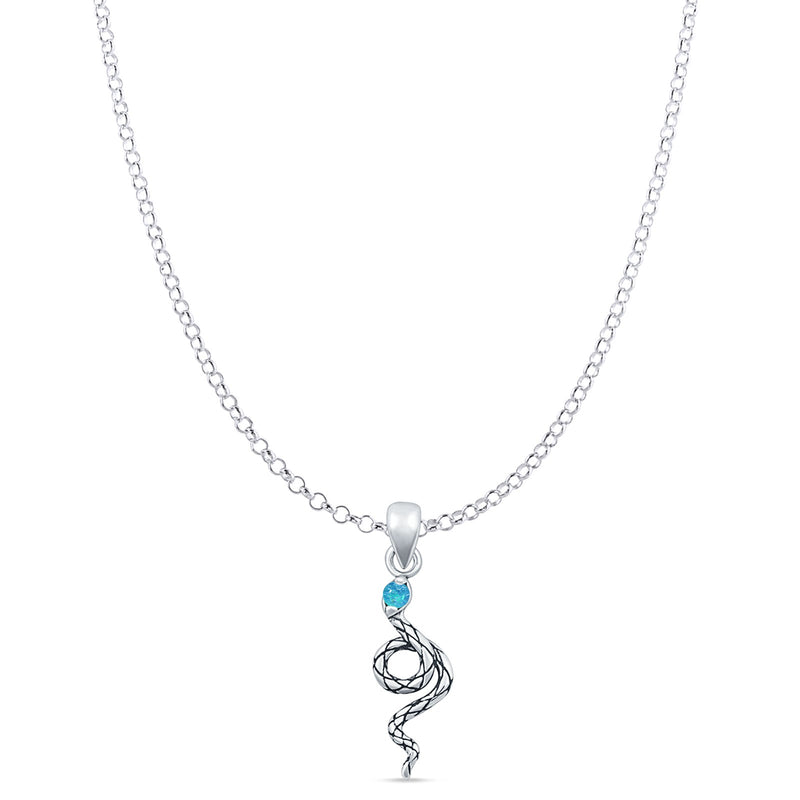 Snake Pendant Necklace