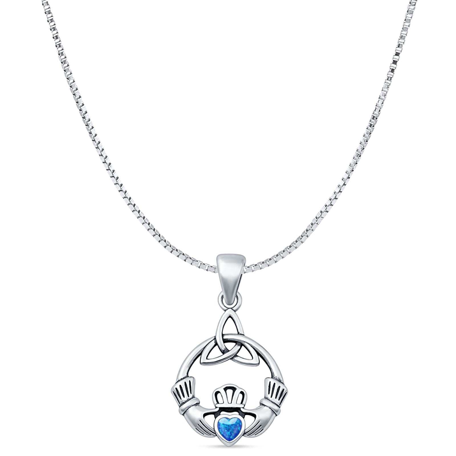 Claddagh Trinity Pendant Necklace