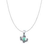 Cactus Pendant Necklace