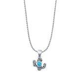 Cactus Pendant Necklace