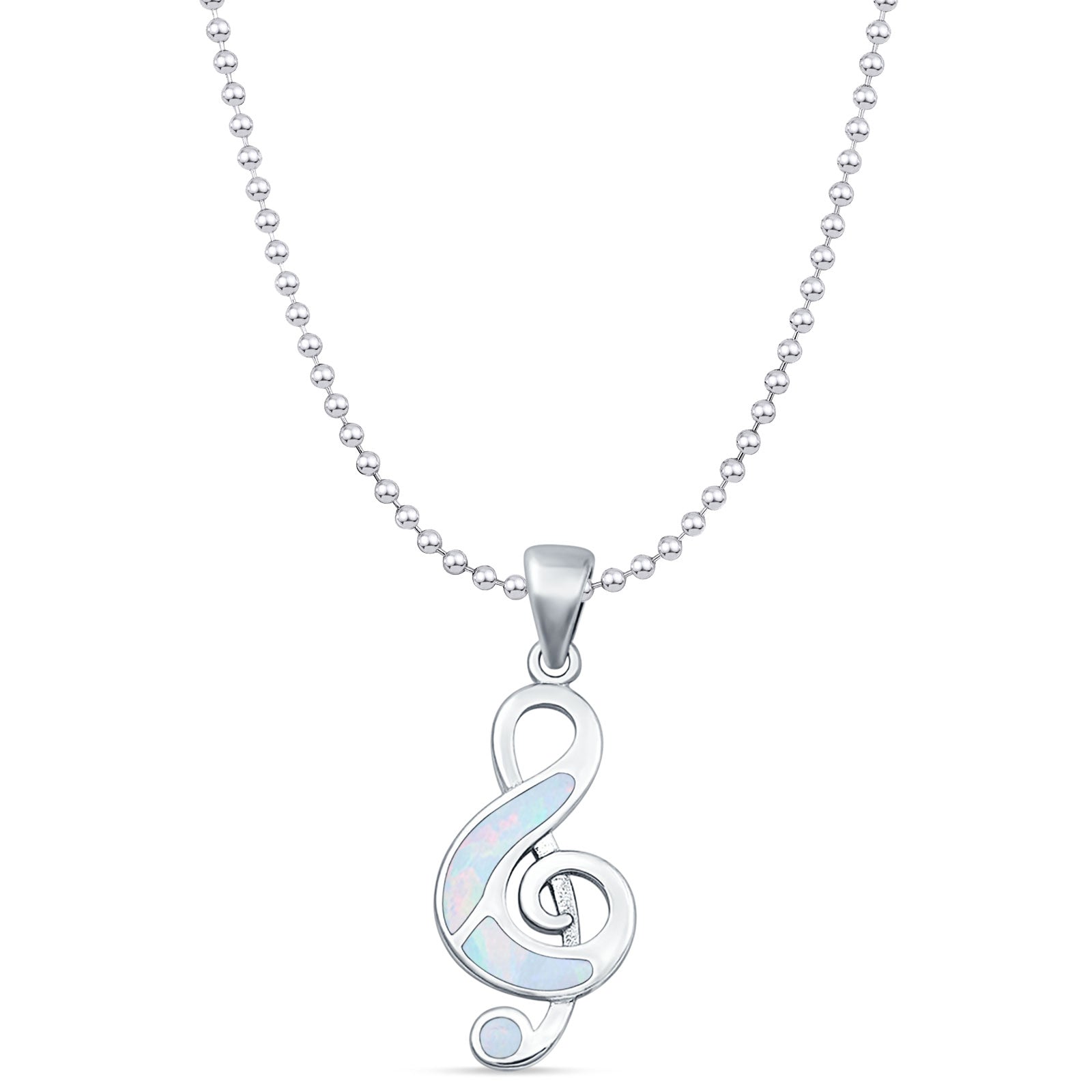 Music Note Pendant Necklace