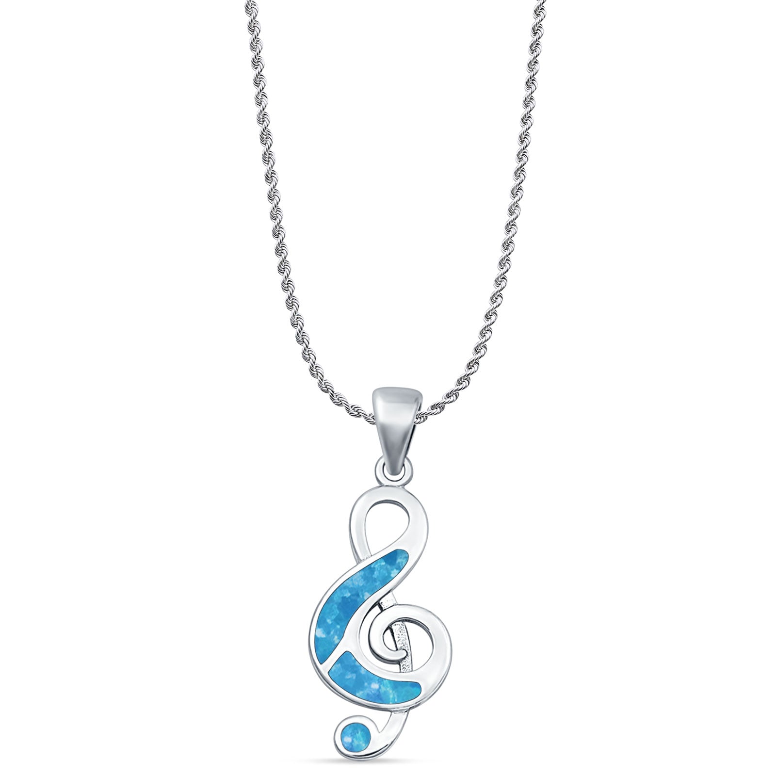 Music Note Pendant Necklace