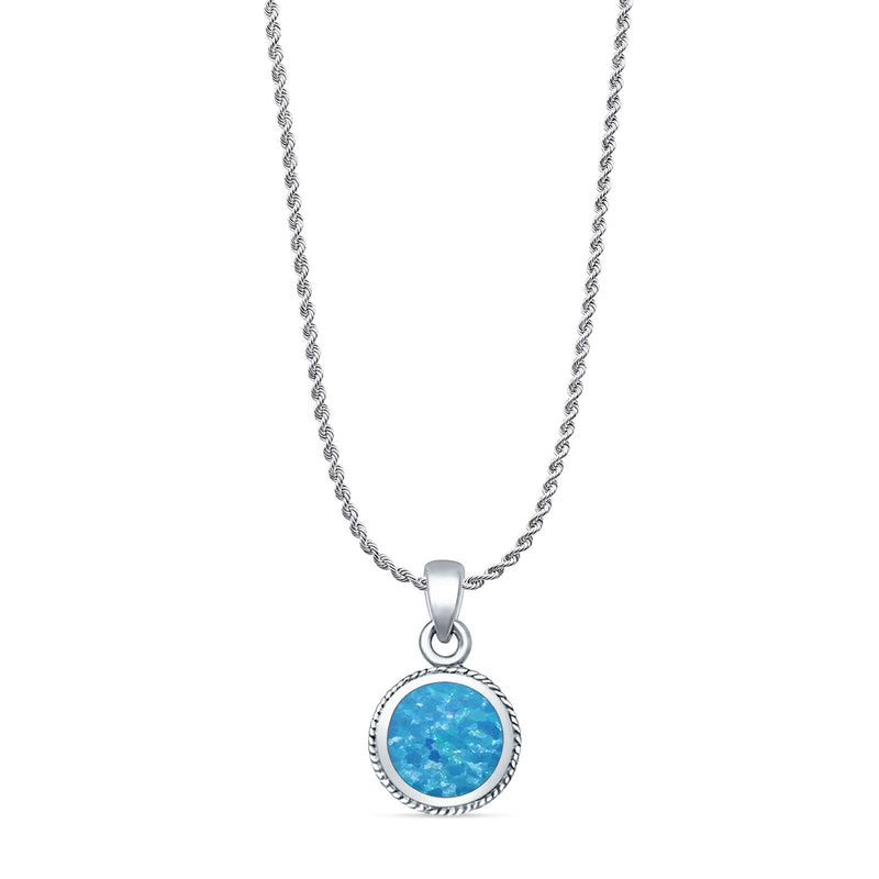 Round Pendant Necklace