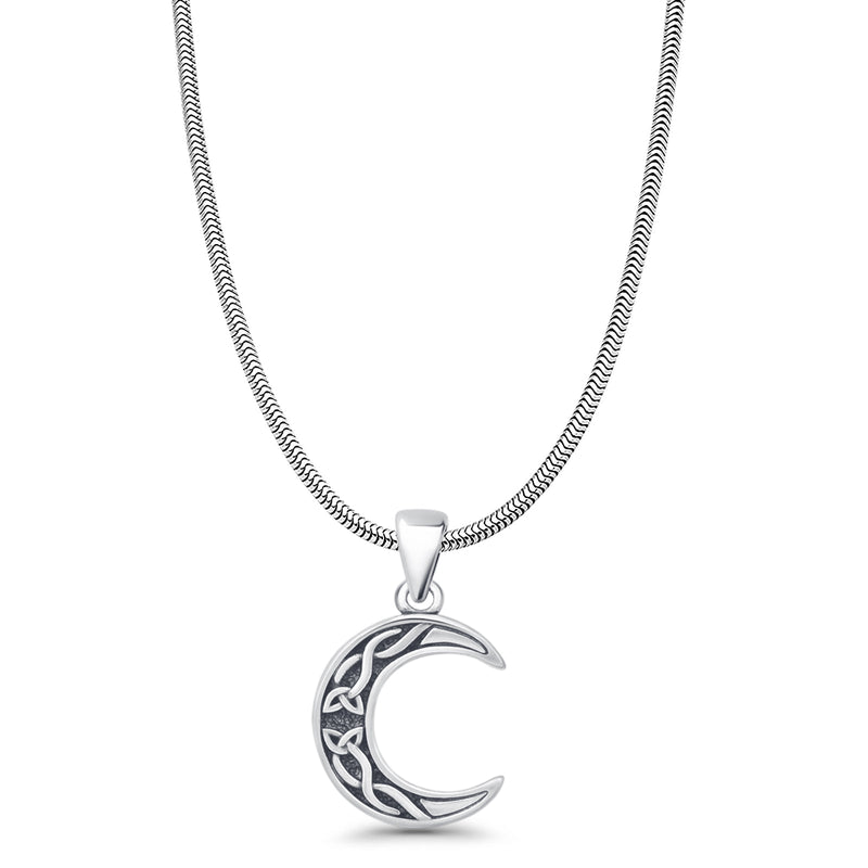 Celtic Moon Trinity Pendant