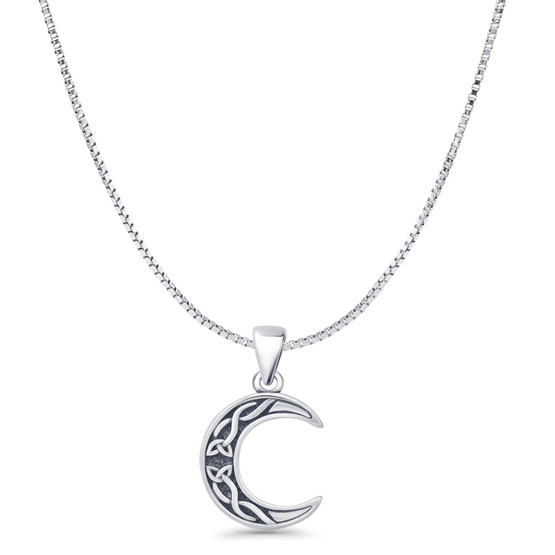 Celtic Moon Trinity Pendant