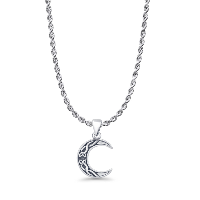 Celtic Moon Trinity Pendant