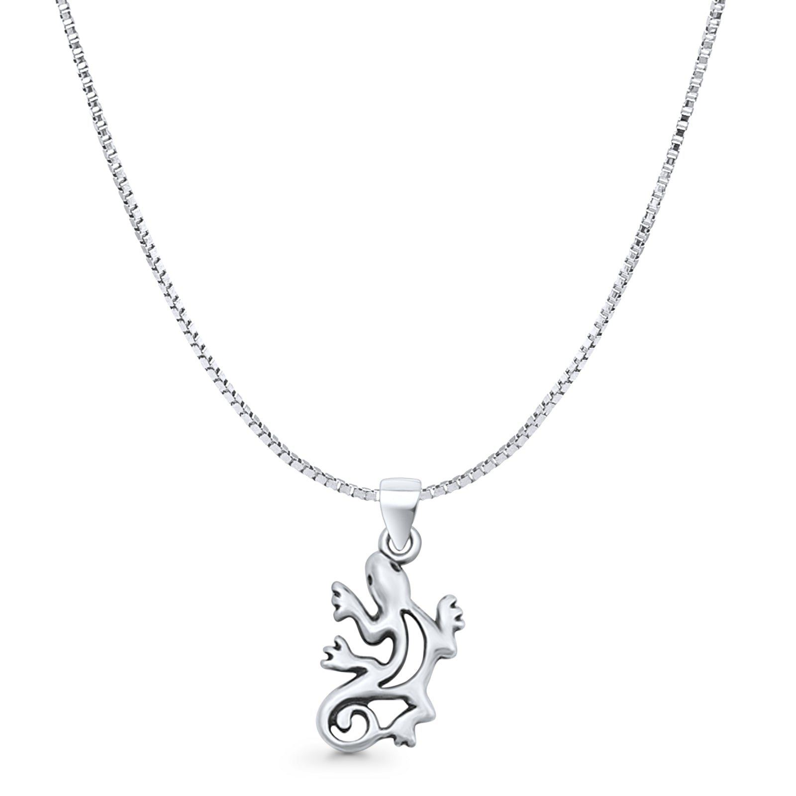 Gecko Pendant Necklace