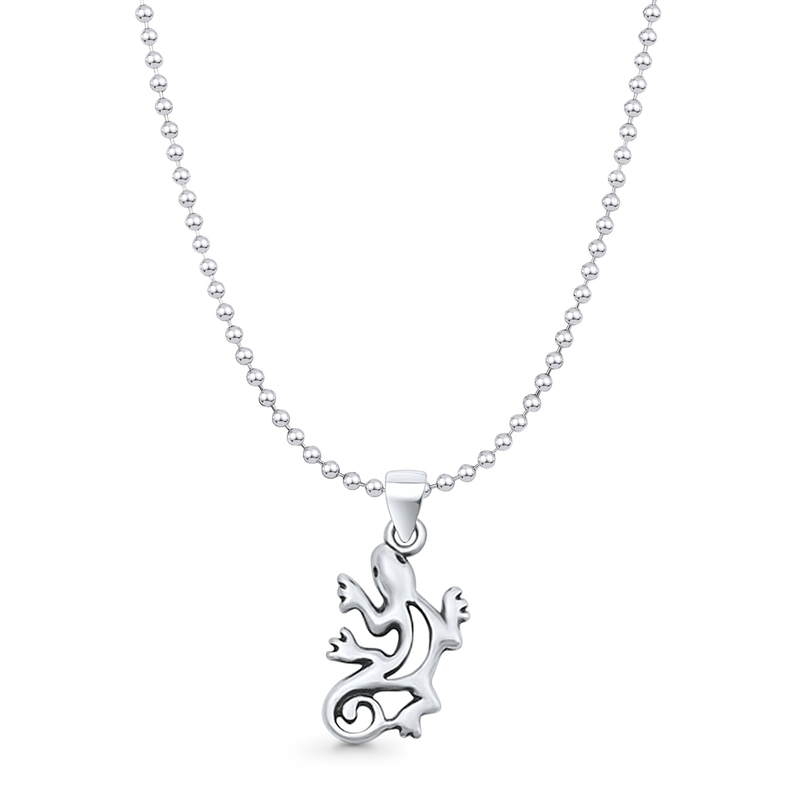 Gecko Pendant Necklace