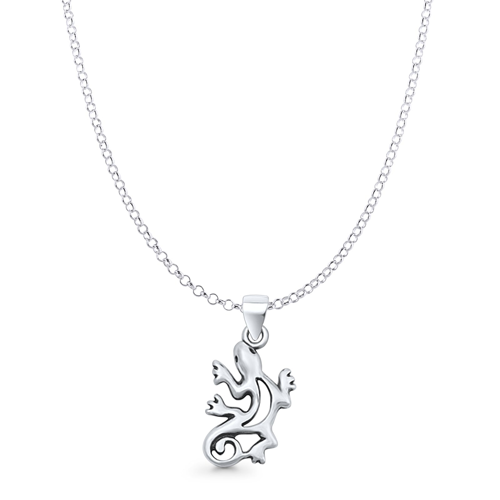 Gecko Pendant Necklace