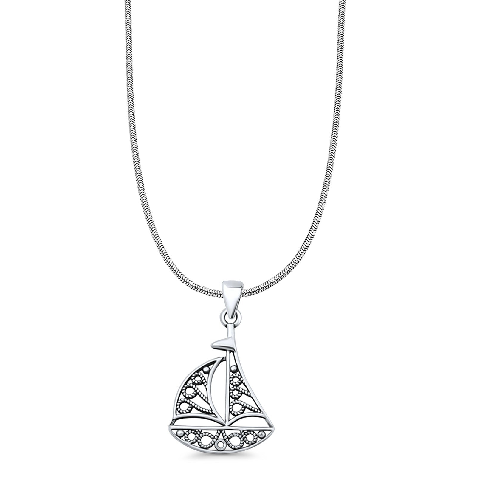 Sailboat Pendant Necklace