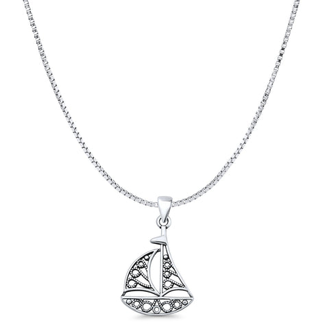 Sailboat Pendant Necklace