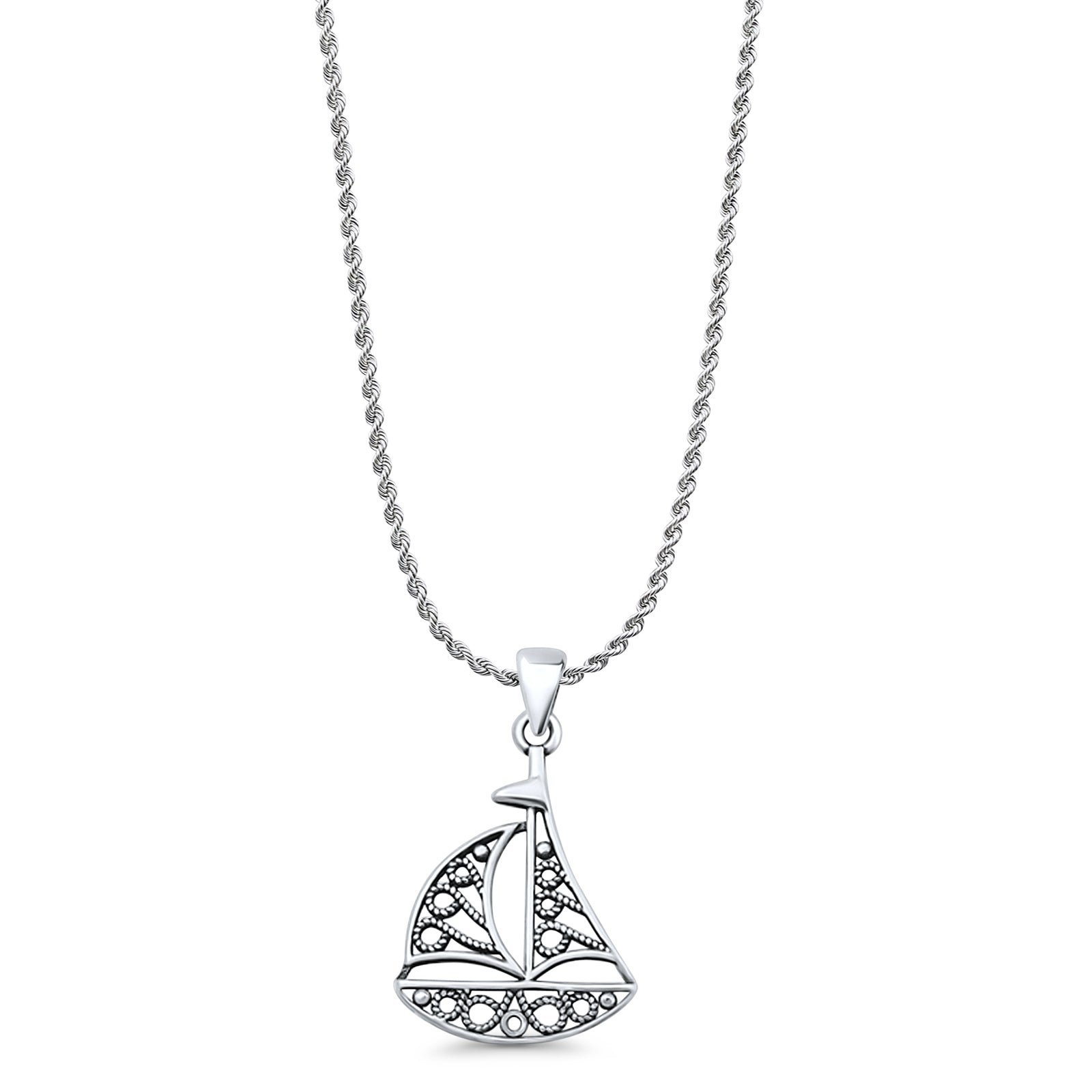 Sailboat Pendant Necklace