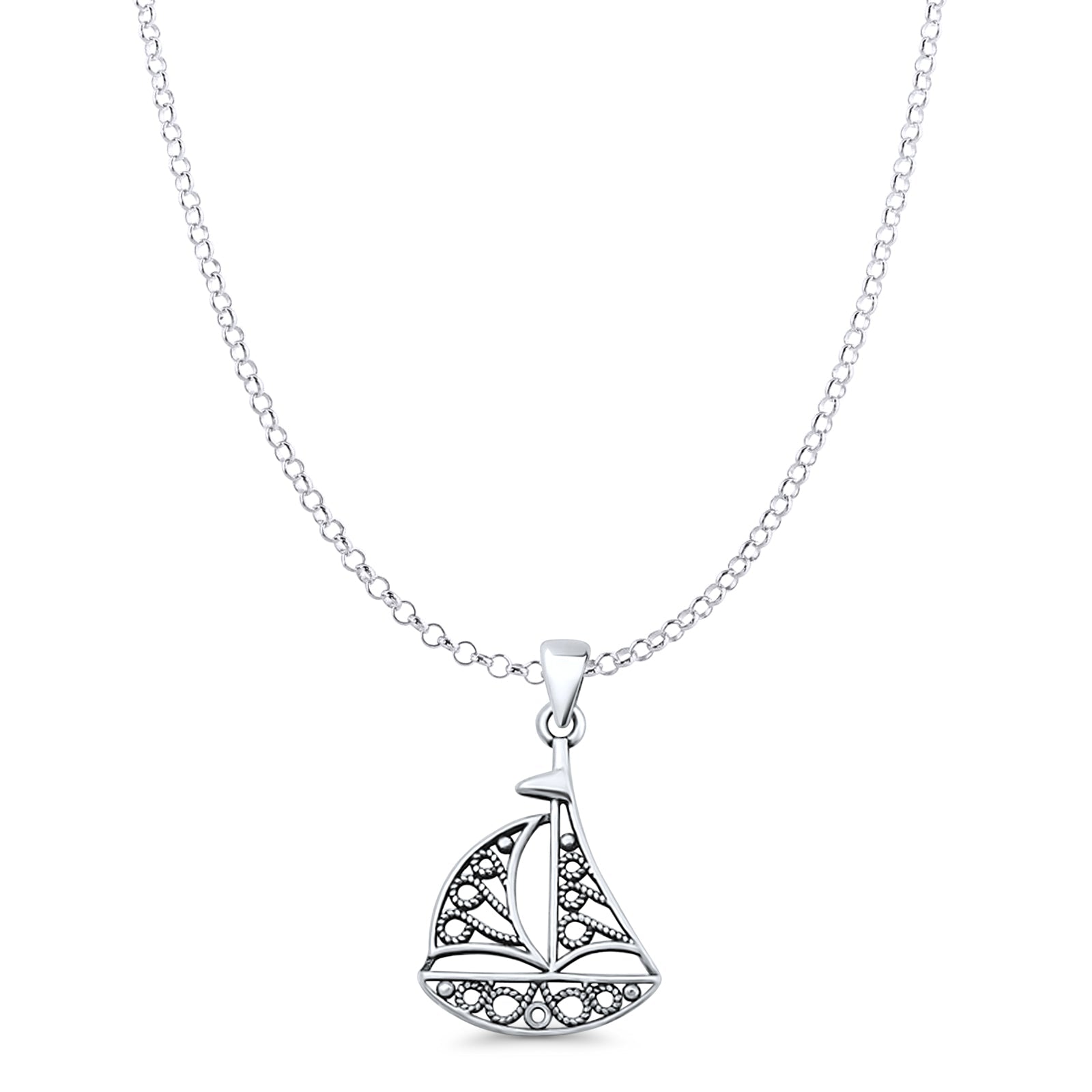 Sailboat Pendant Necklace