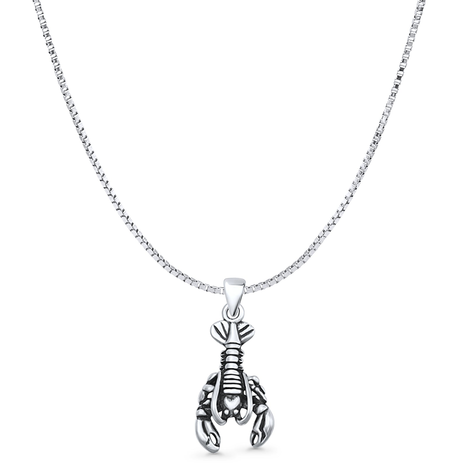 Lobster Pendant Necklace