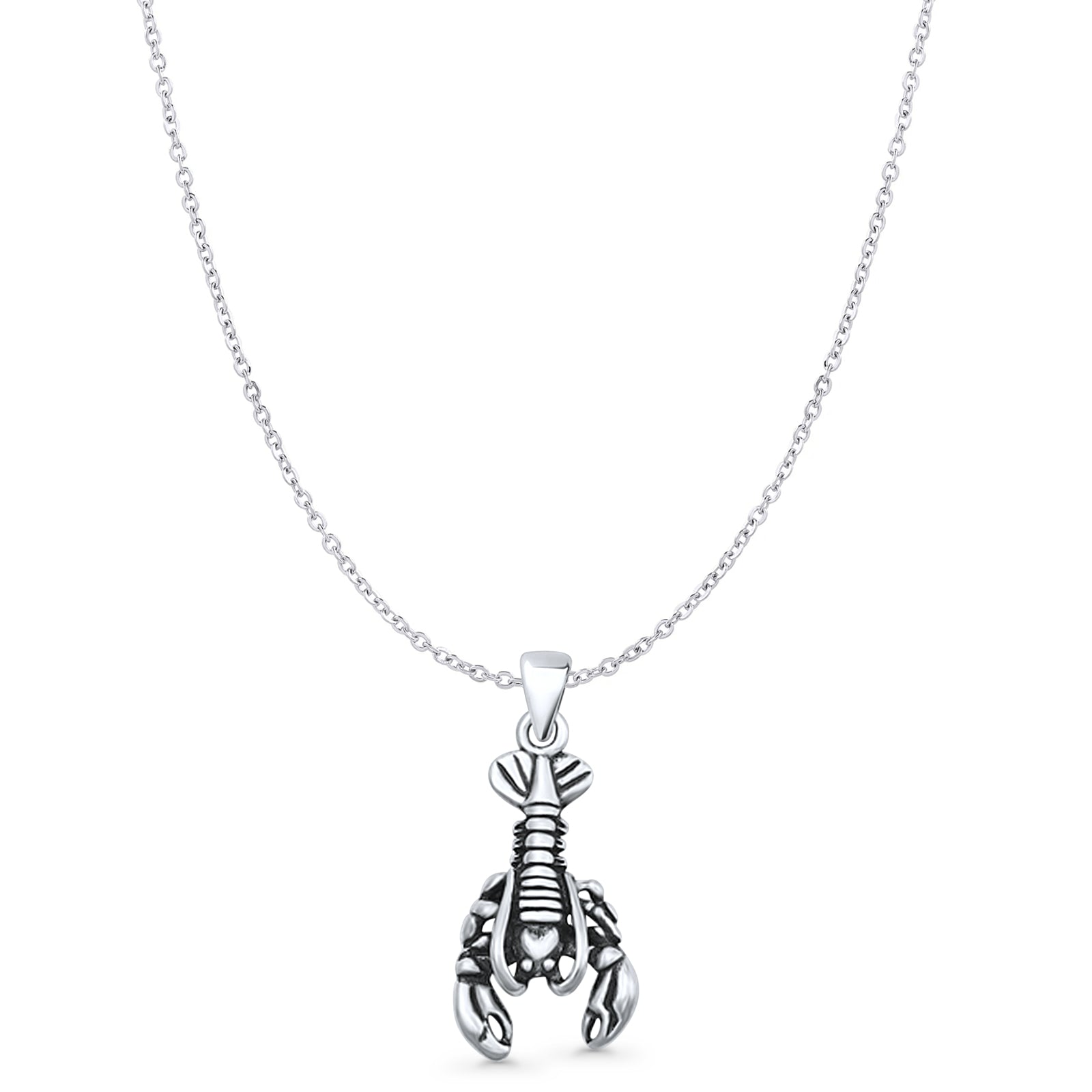 Lobster Pendant Necklace