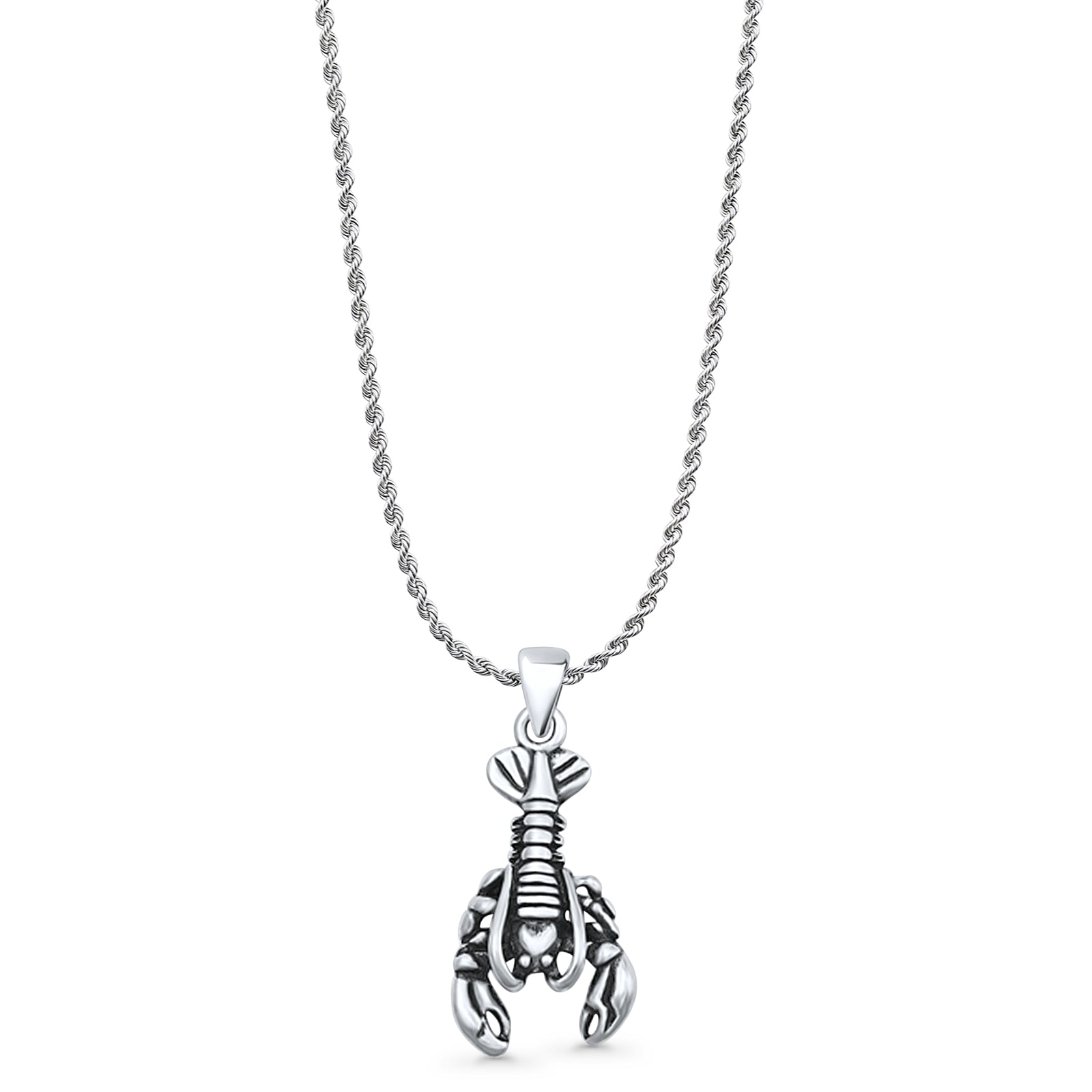 Lobster Pendant Necklace
