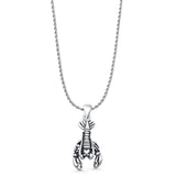 Lobster Pendant Necklace
