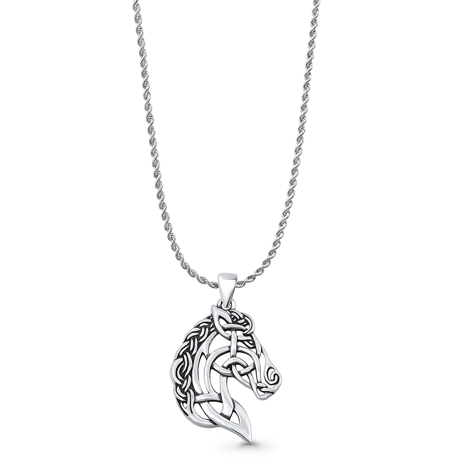 Horse Head Pendant Necklace