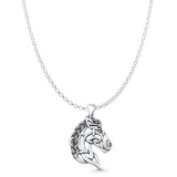 Horse Head Pendant Necklace