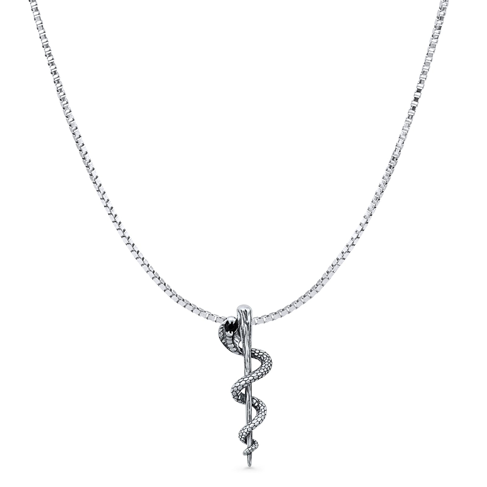 Cobra Snake Pendant Necklace