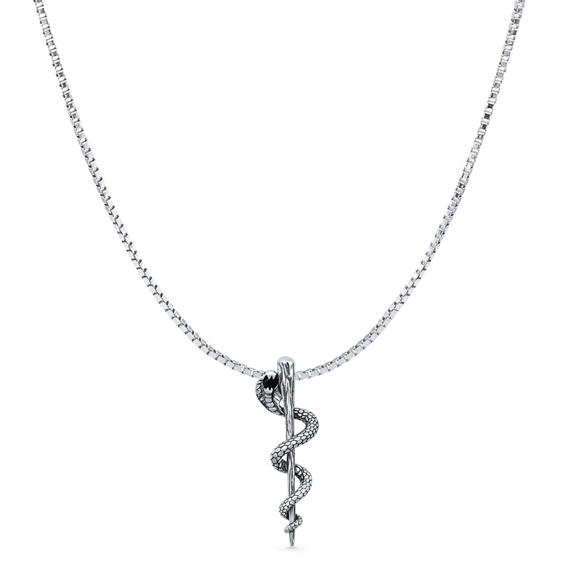 Cobra Snake Pendant Necklace