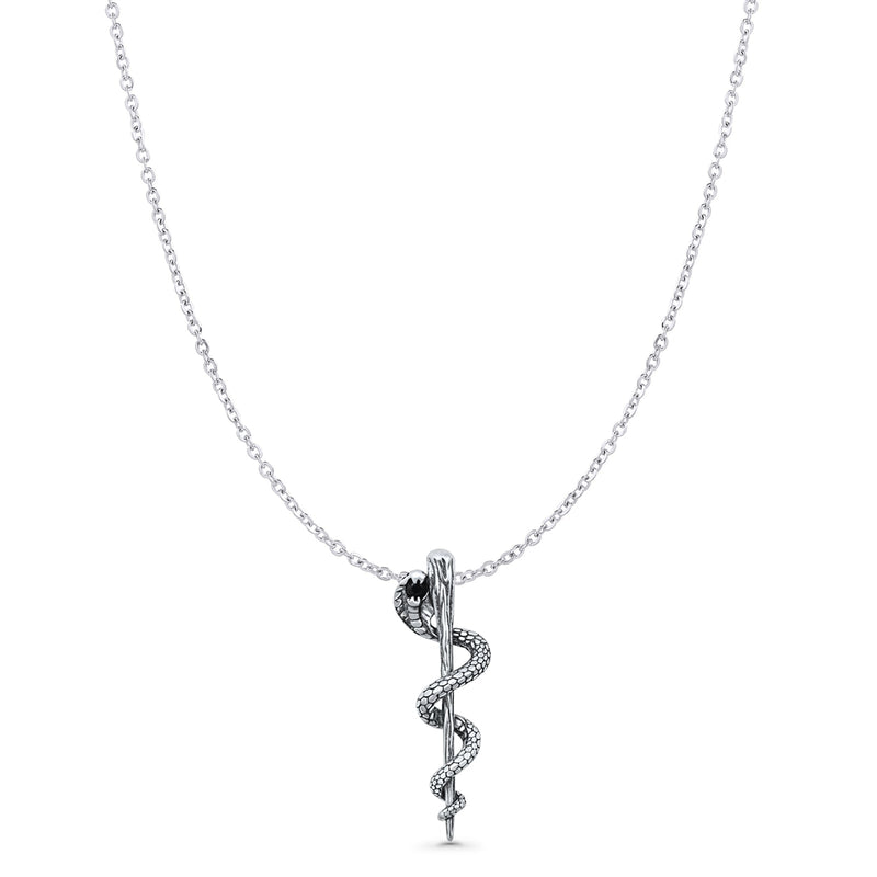 Cobra Snake Pendant Necklace