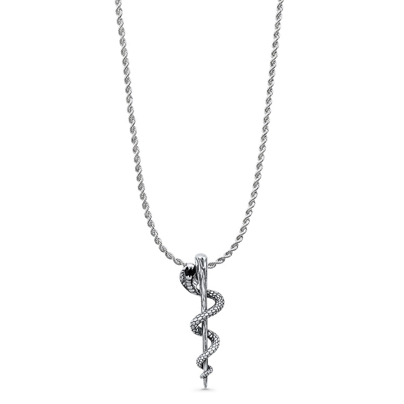 Cobra Snake Pendant Necklace