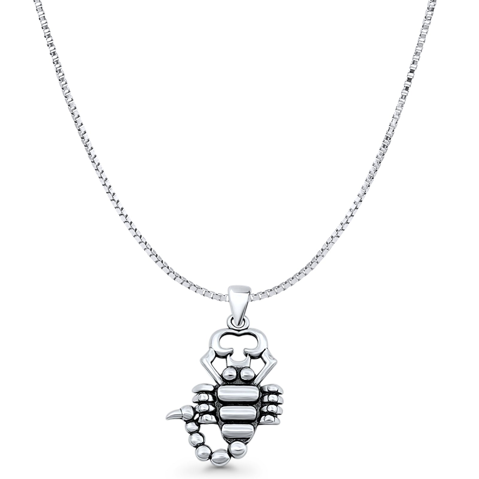 Scorpion Charm Pendant Necklace