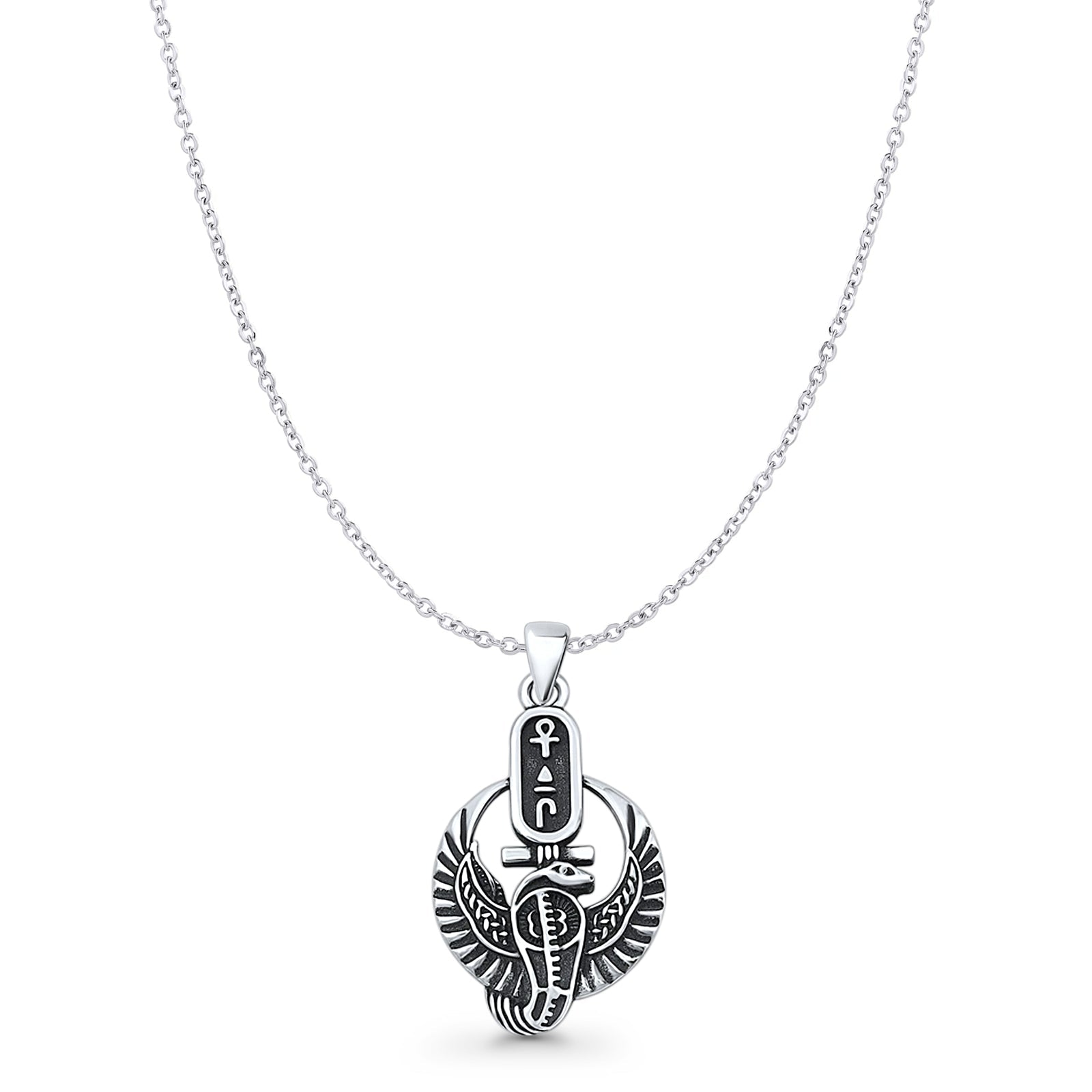 Egyptian Wadjet Pendant Necklace