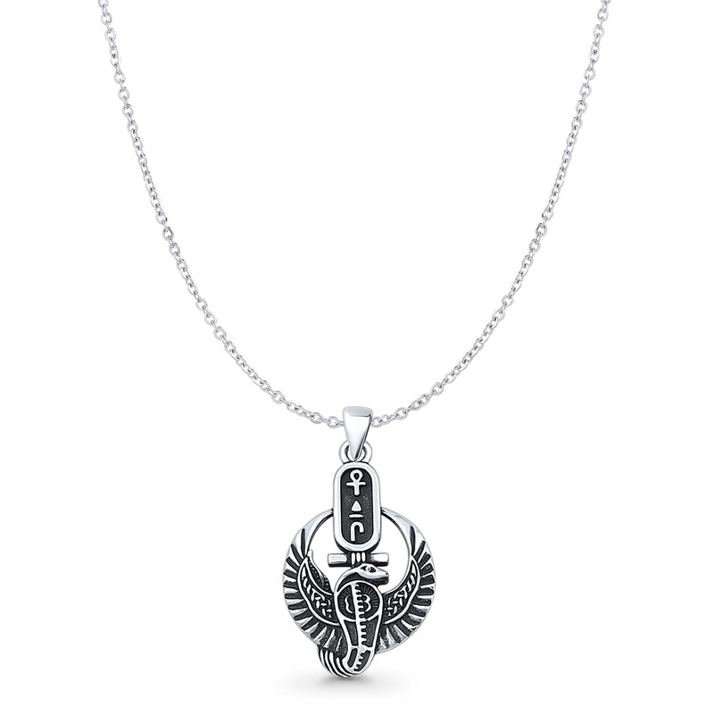 Egyptian Wadjet Pendant Necklace