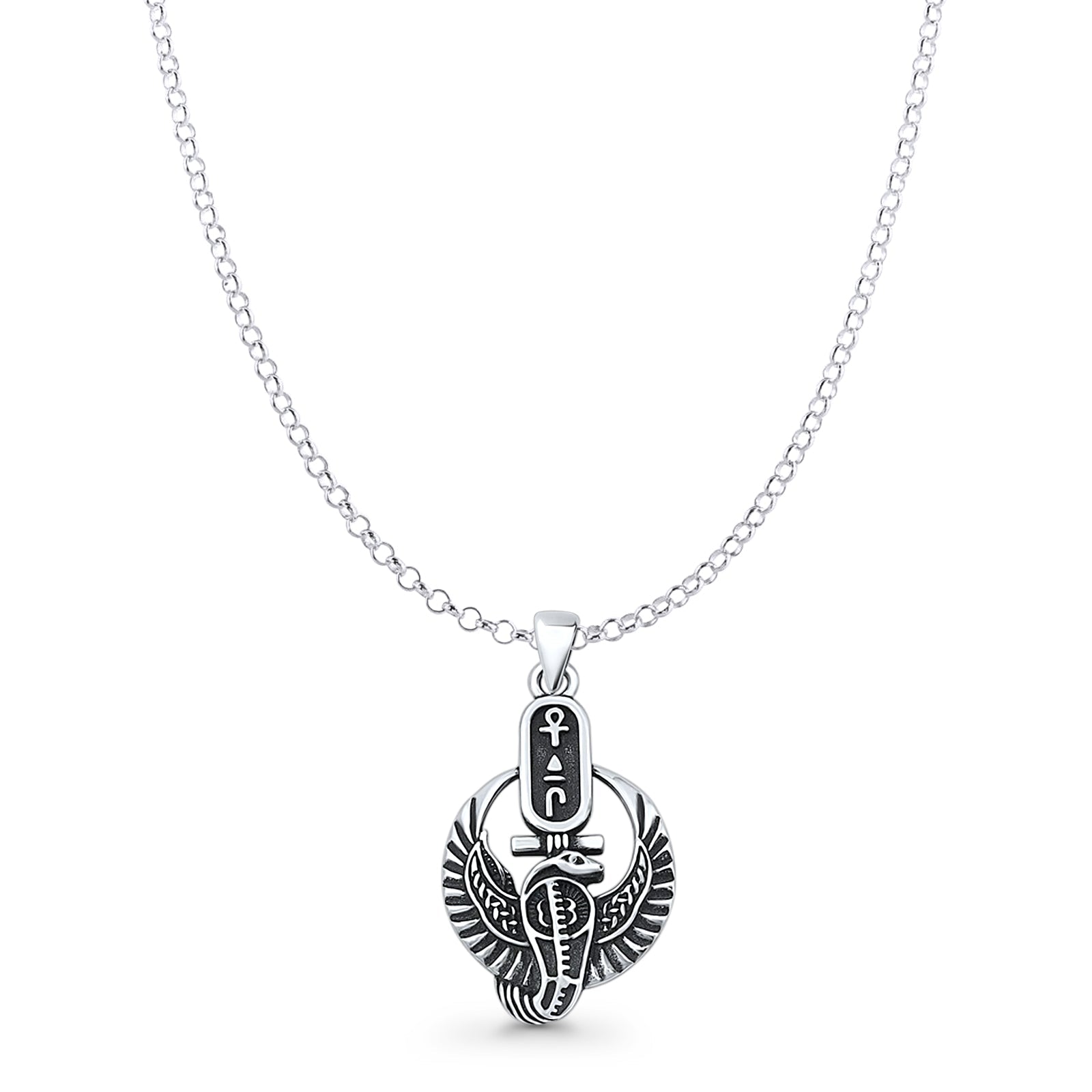 Egyptian Wadjet Pendant Necklace
