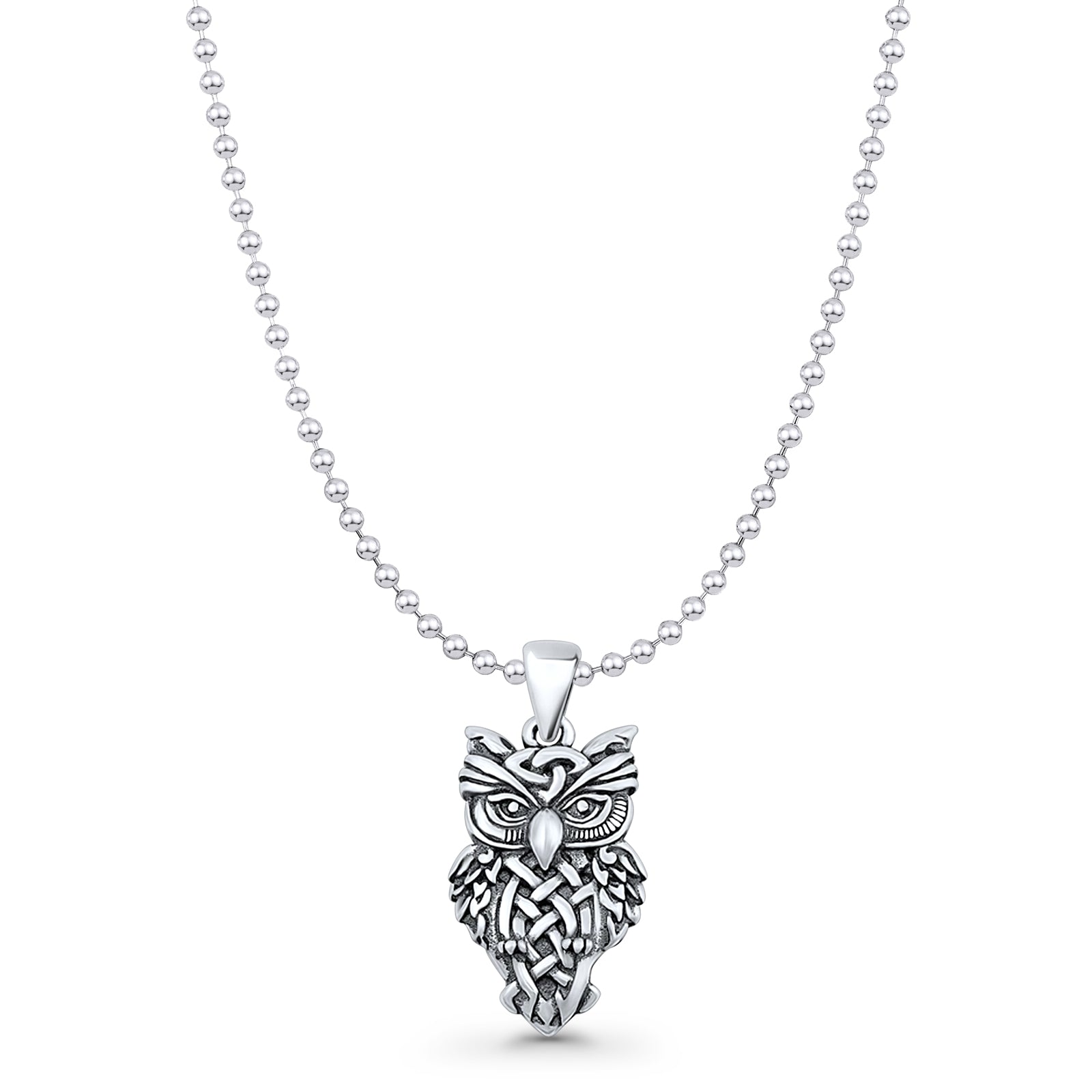 Owl Charm Pendant Necklace