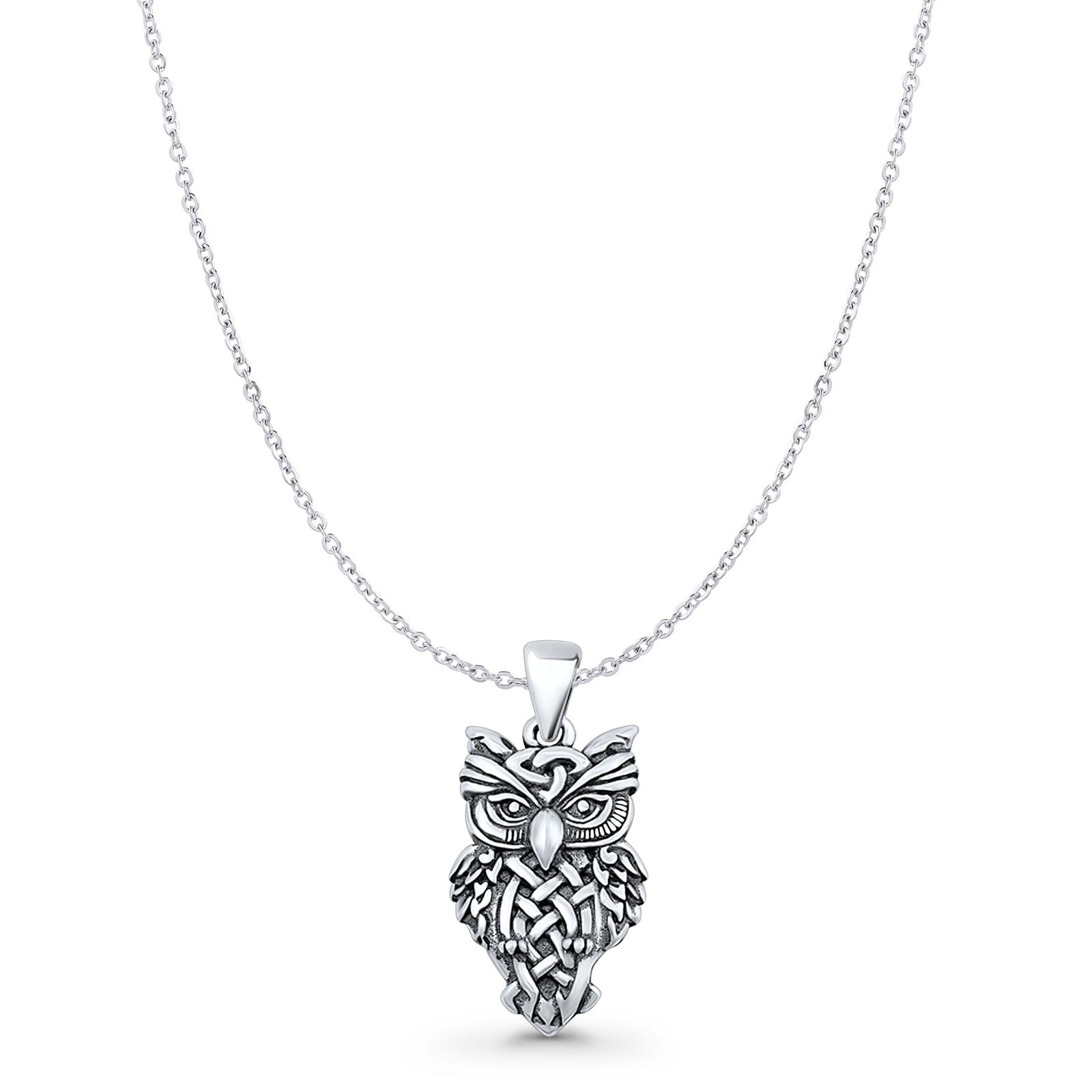 Owl Charm Pendant Necklace