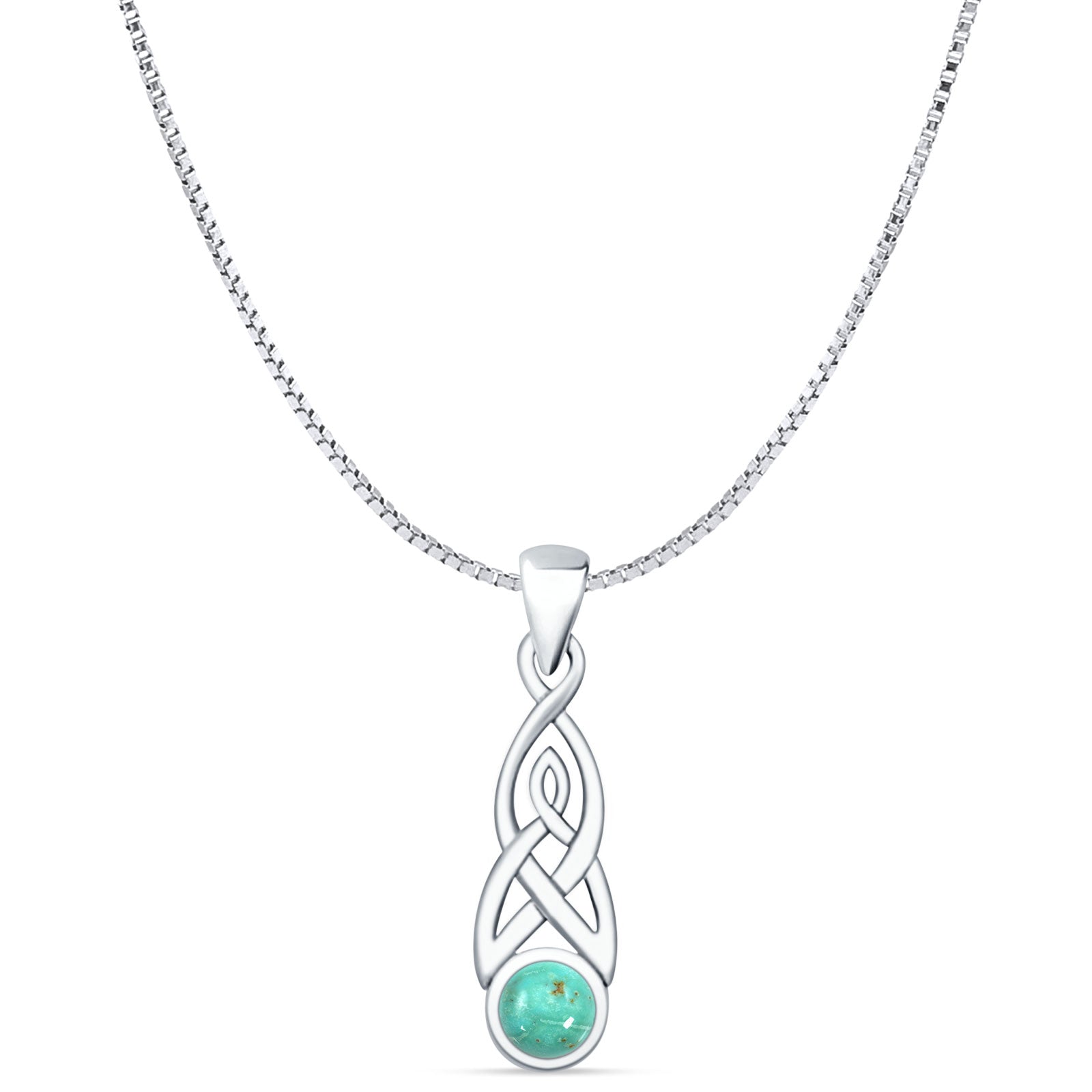 Oxidized Celtic Style Pendant