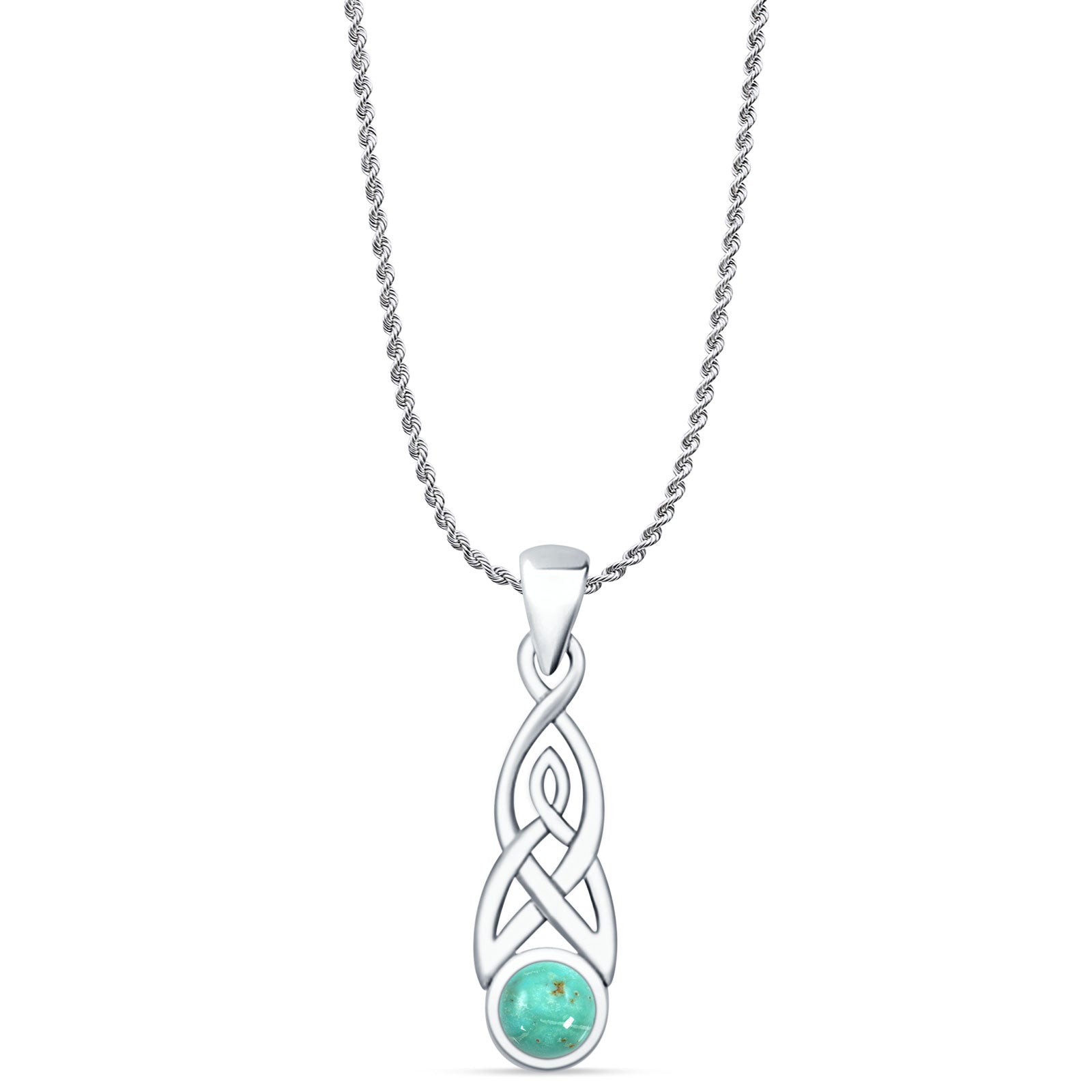 Oxidized Celtic Style Pendant