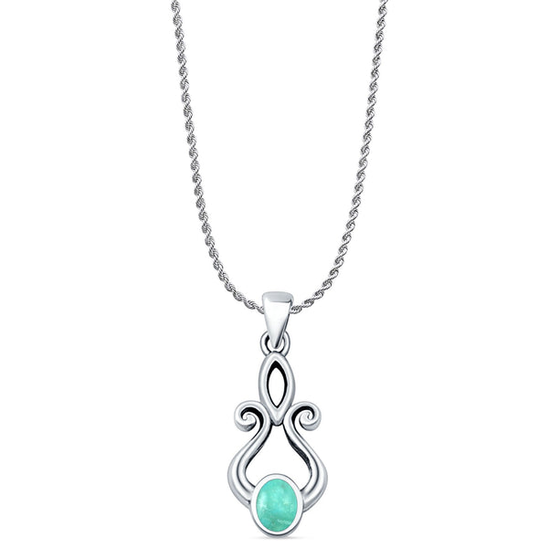 アクセサリー Big Turquoise Silver925 necklace il_fullxfull.6157769876_1wjv.jpg