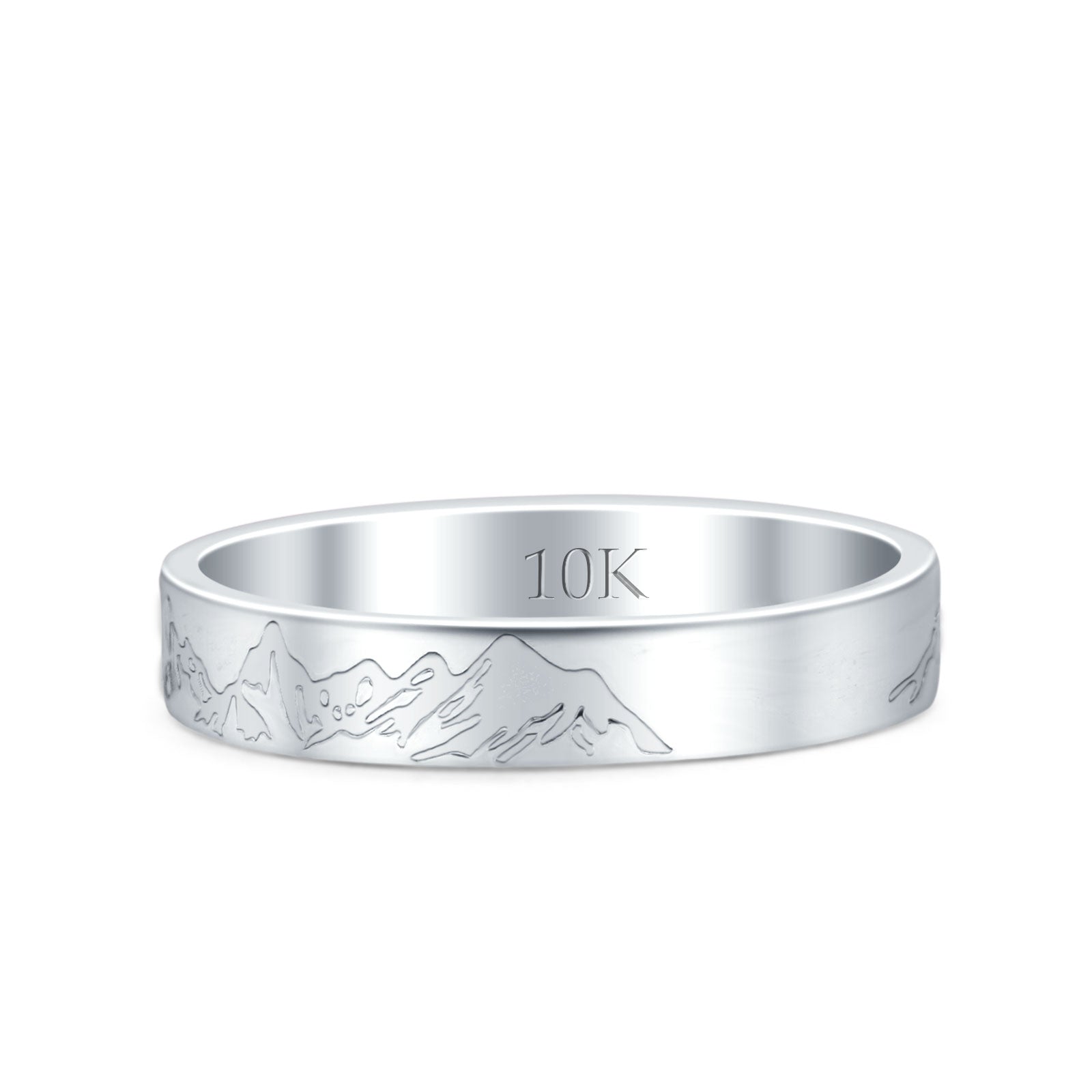 Mountain Wedding Band