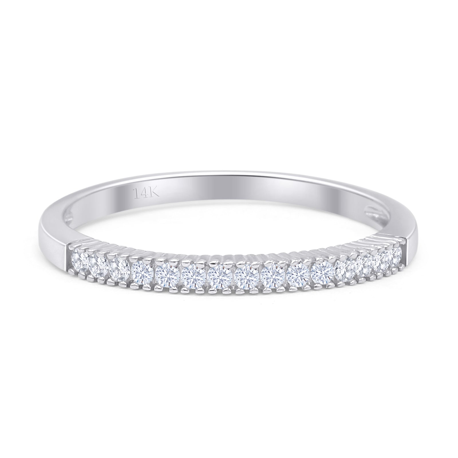 Half Eternity Wedding Band