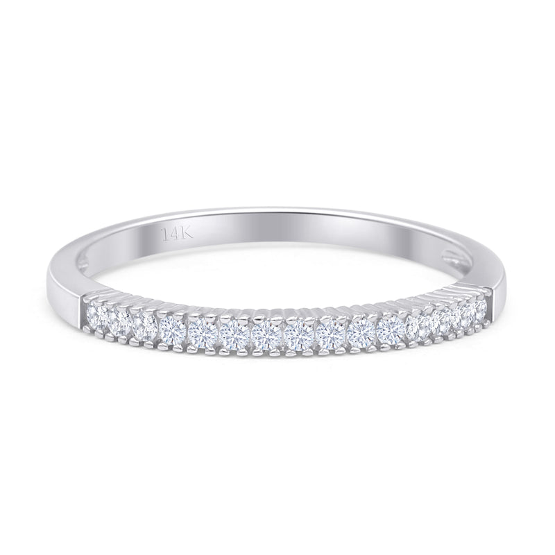 Half Eternity Wedding Band