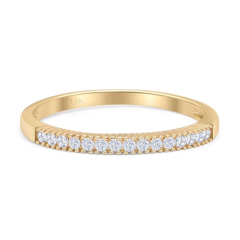 Half Eternity Wedding Band