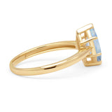 Art Deco Marquise Solitaire Gold Ring