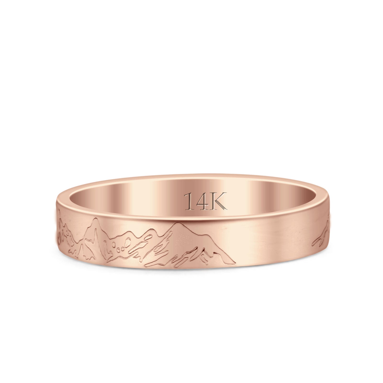 Mountain Wedding Band